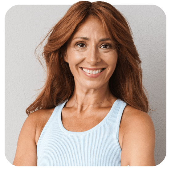 Image of middle aged woman smiling